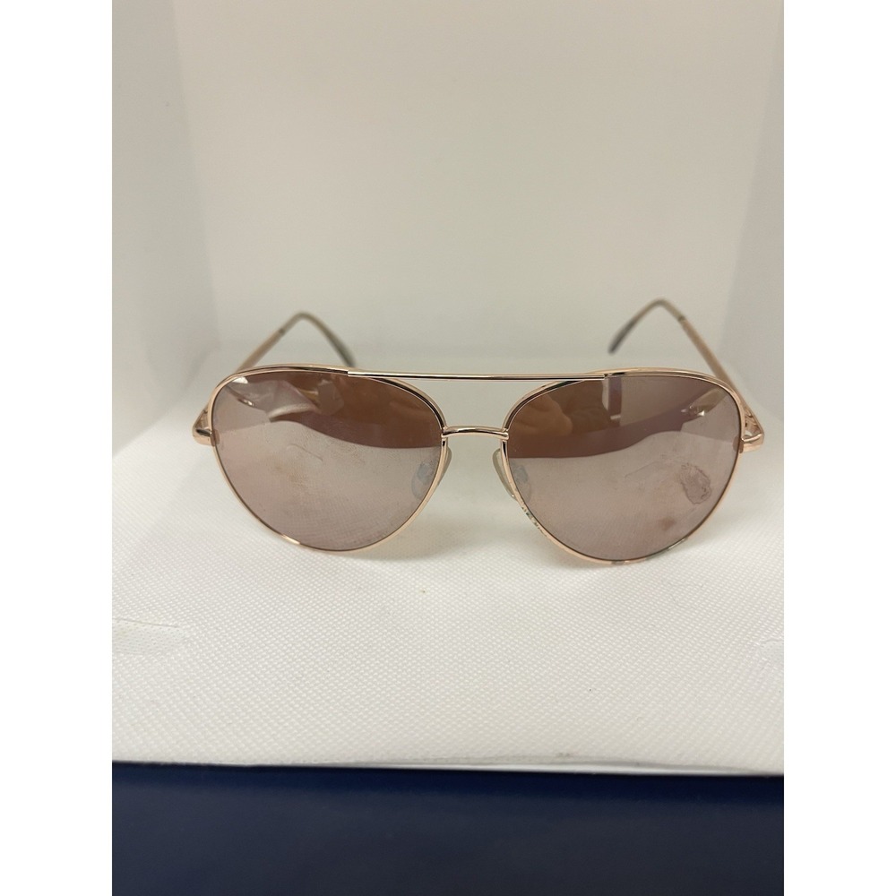 Designer Aviator Sunglasses Gold Metal Frame Brown Mirrored Lenses D31